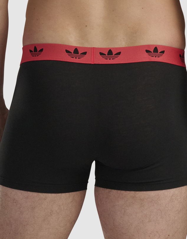 adidas Originals - 3 Pack Comfort Flex Cotton Trunk Underwear
