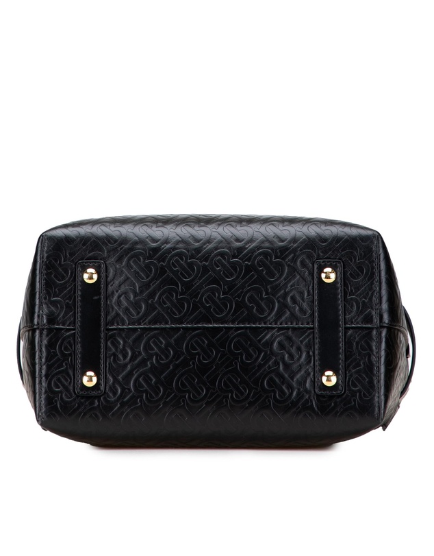 Pre-Loved by Azura Reborn - Pre-Loved Small TB Monogram Embossed Leather Belt Bag
