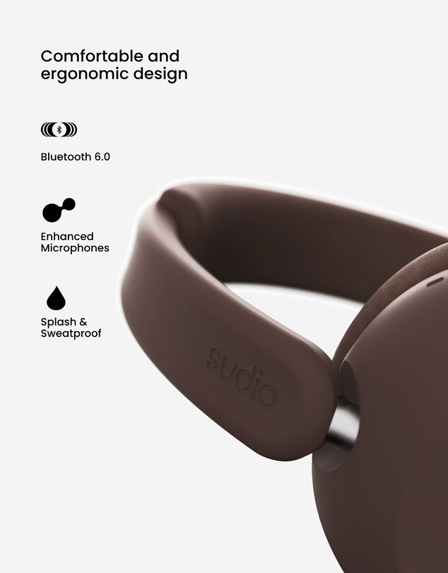 Sudio - K3 Pro - Wireless Active Noise Cancelling Over-Ear Headphones with Powerful Bass & All-Day Comfort