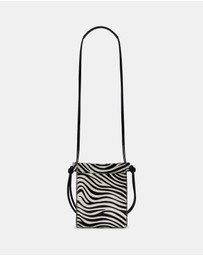 ARKET - Zebra-Print Leather Crossbody