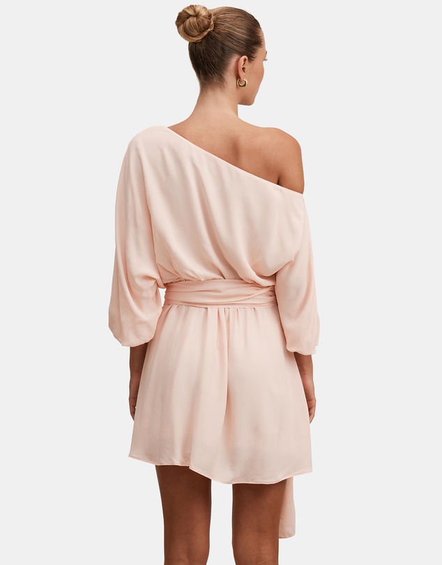 Forever New - Sammy Tipped Draped Mini Dress