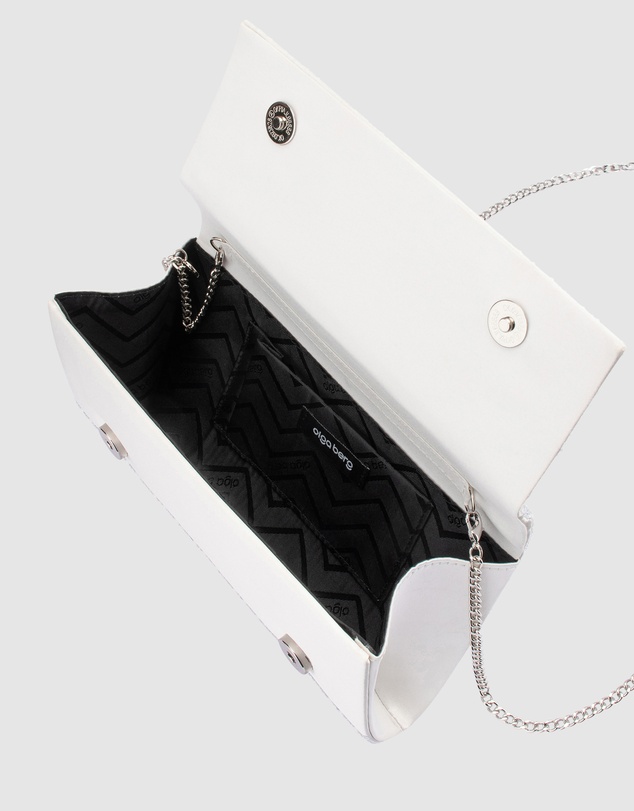 Olga Berg - Danna Crystal And Pearl Clutch