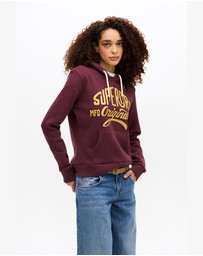 Superdry - Mfg Original Metallic Hoodie