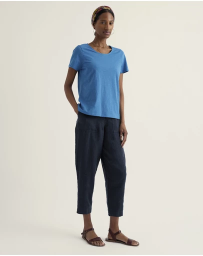 Seasalt - Saltings Linen Cropped Trousers