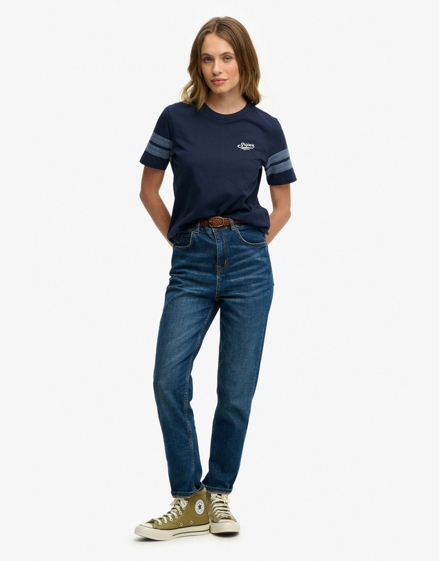 Superdry - Varsity Stripe Script Tee