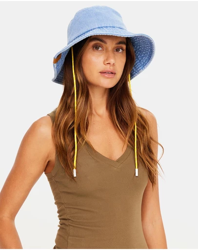 The Upside - Washed Denim Bucket Hat