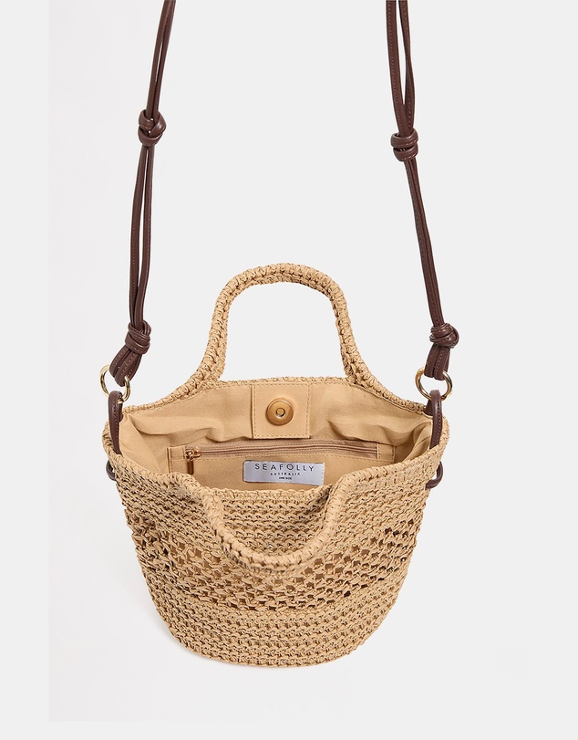 Seafolly - Micro Raffia Basket Bag