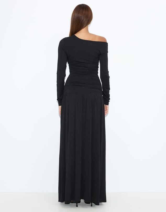 Dazie - She's All That LS Jersey Maxi Dress