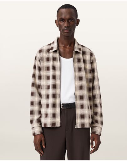 Brown/Ecru White