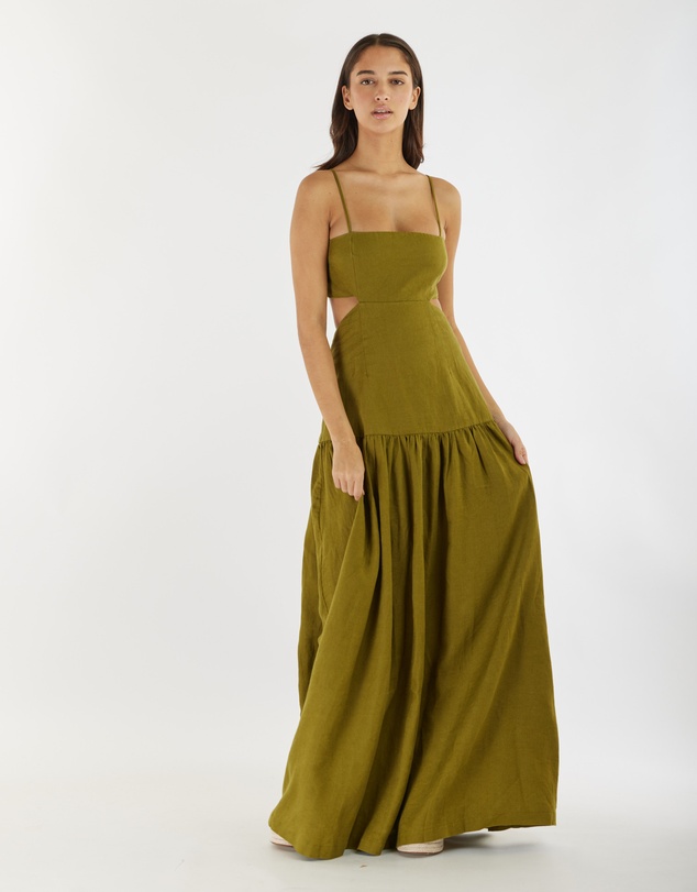 Amelius - Nathalie Linen Maxi Dress