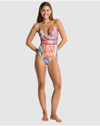Sea Level Australia - Coco Island Cross Back Tri One Piece