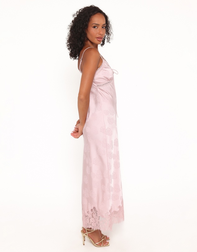 Petal & Pup - Melita Lace Maxi Dress - Pink