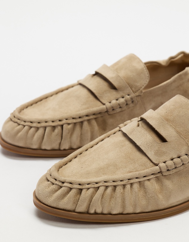 AERE - Comfort Back Suede Loafers