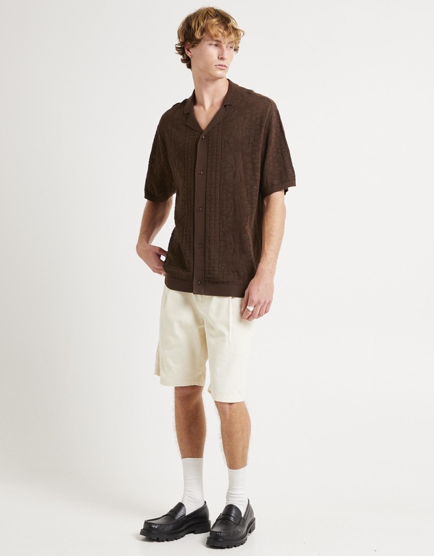 Arvust - Bronson Knitted Shorts Sleeve Resort Shirt