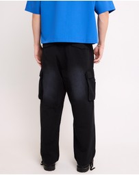 Black Noise White Rain - Systems Ripstop Cargo Pants