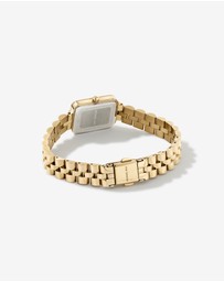 Michael Hill - Women's 0.20 Carat TW Diamond Bezel Watch in Gold Tone Stainless Steel