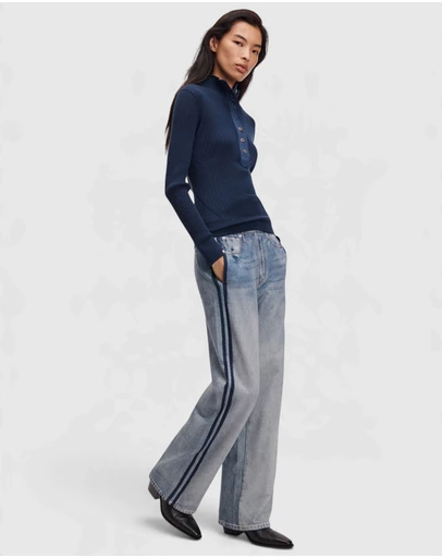 rag & bone - rb Miramar Terry Wide Track Pants