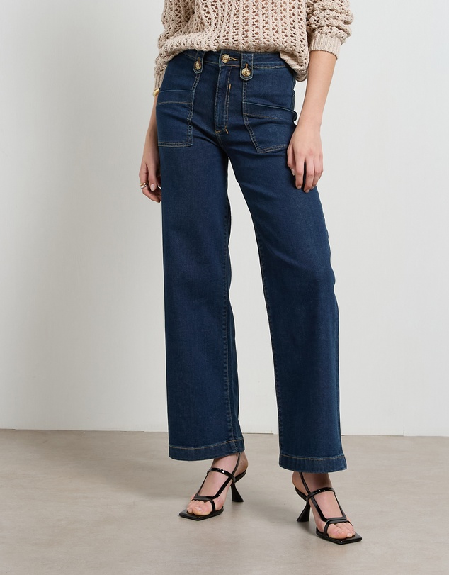 DRICOPER DENIM - Carrie Astro Wide Straight Leg Jeans