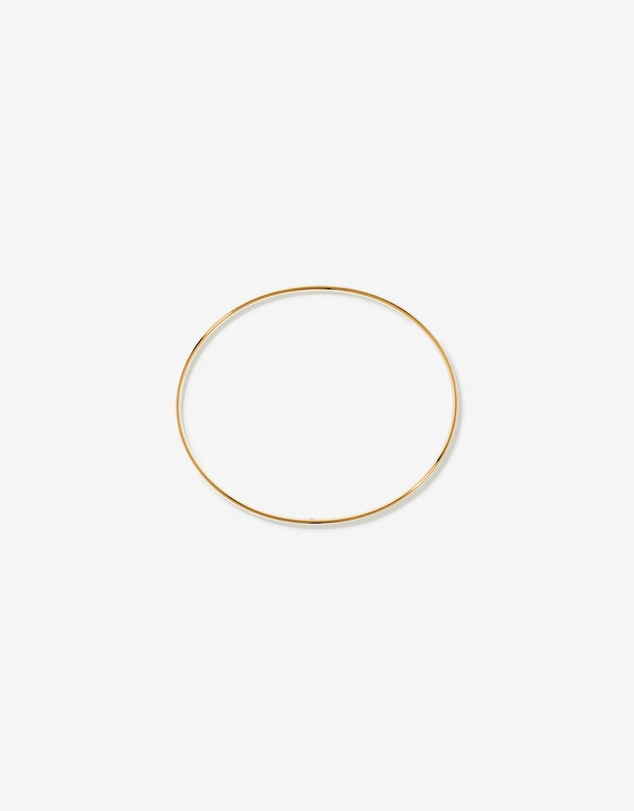 Michael Hill - Slim Oval Bangle in 10kt Yellow Gold