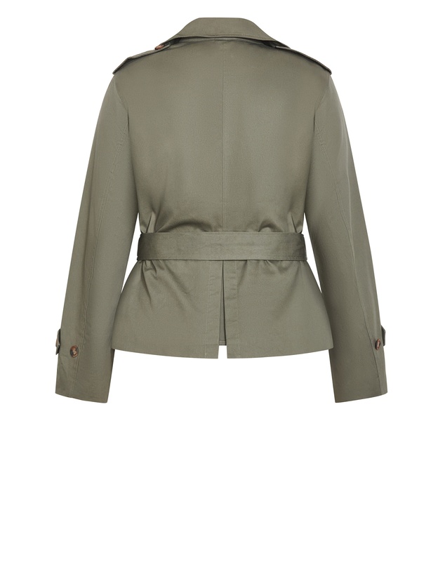 City Chic - Leah Crop Trench