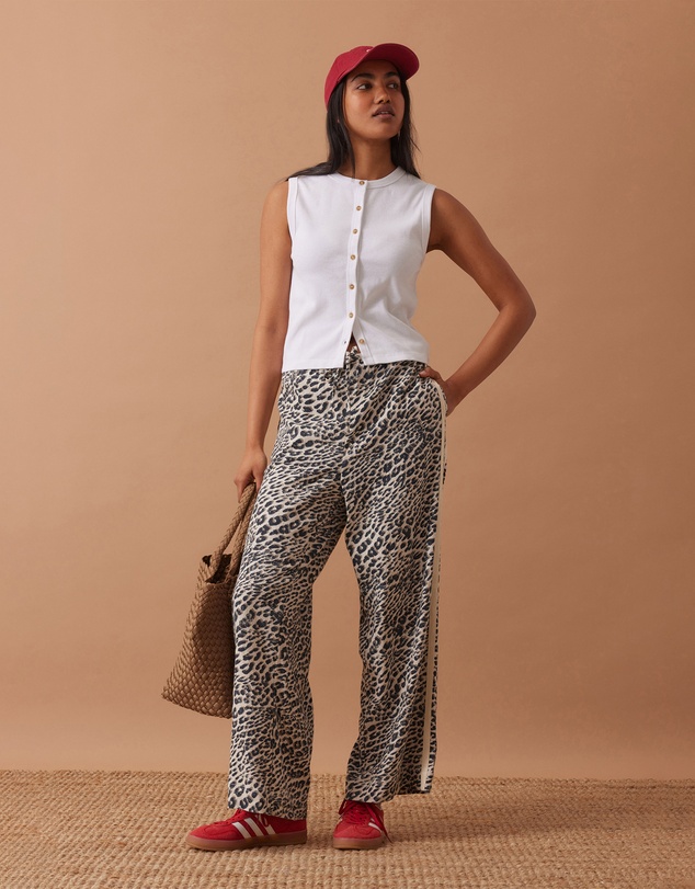 Ceres Life - Lyla Button Through Rib Tank