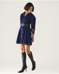MOS The Label - Sia Denim Mini Dress