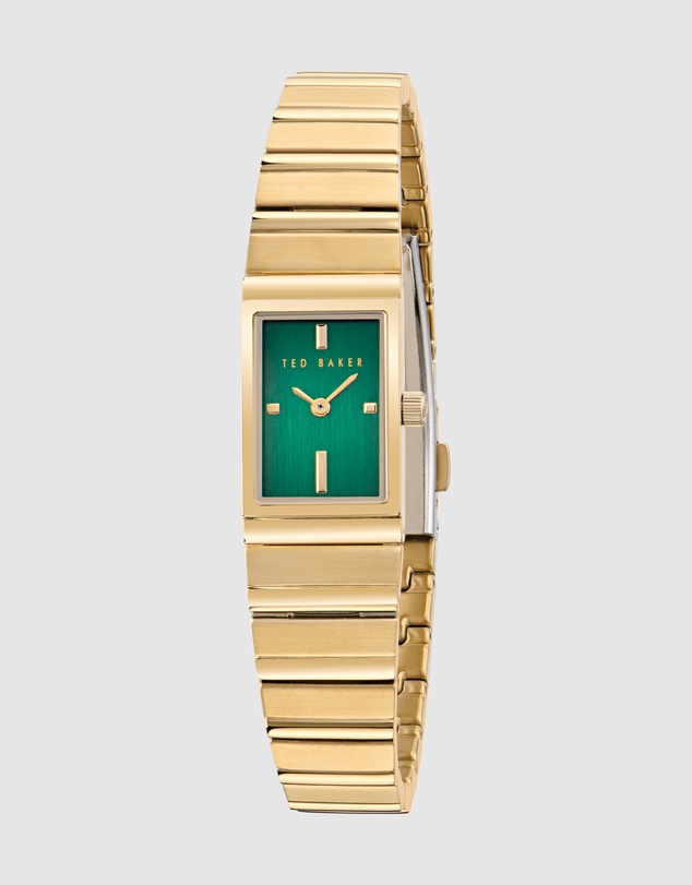 Ted Baker - Lileey 16mm Green Gold-Tone Bracelet Watch