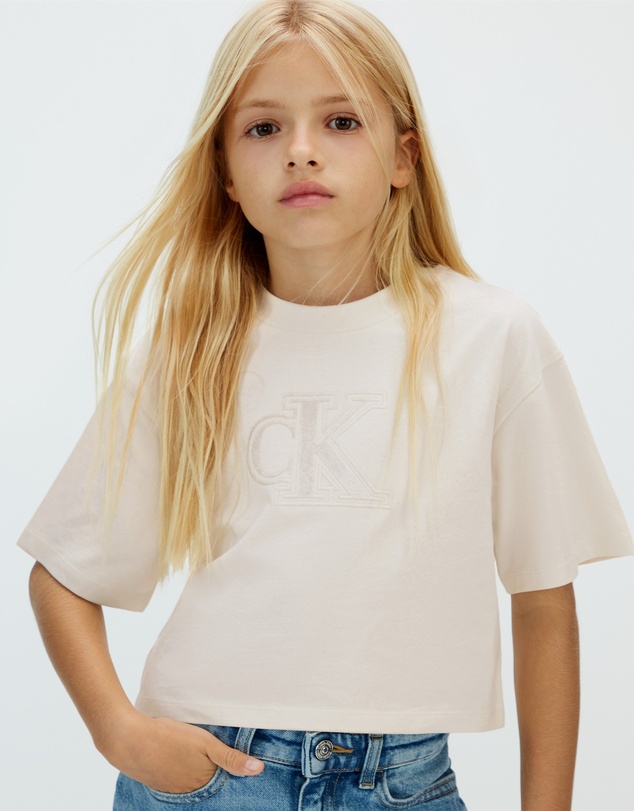 Calvin Klein Jeans - Girls Boxy Logo T-Shirt