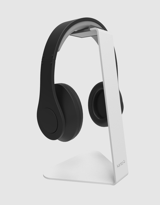 iWorld - Kanto H1W Universal Desktop Headphone Stand, White
