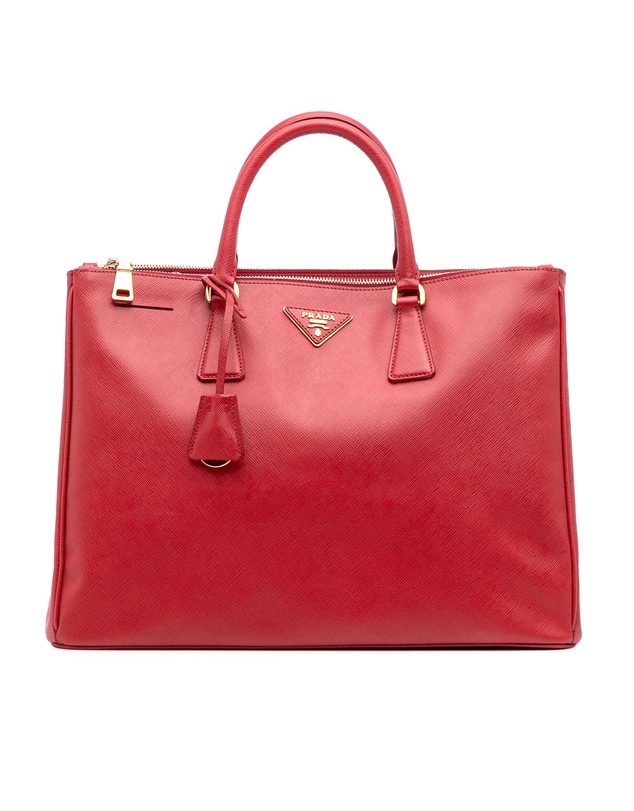 Pre-Loved by Azura Reborn - Pre-Loved Large Saffiano Lux Galleria Double Zip Satchel
