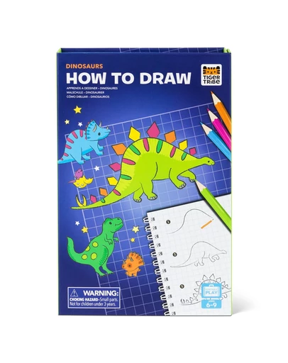 Tiger Tribe - How to Draw - Dinosaurs