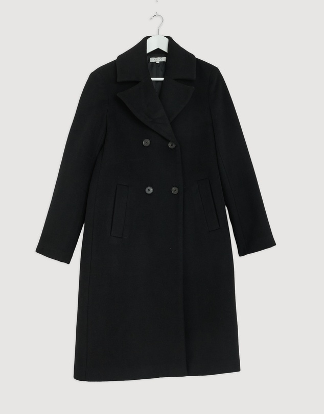 Revibe - Repaired AERE Cassie Wool Blend Coat - AU 6