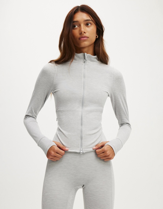 Cotton On Body Active - Ultra Soft Zip Through Jacket