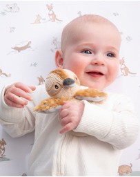 Living Textiles - Ring Rattle - Kookaburra