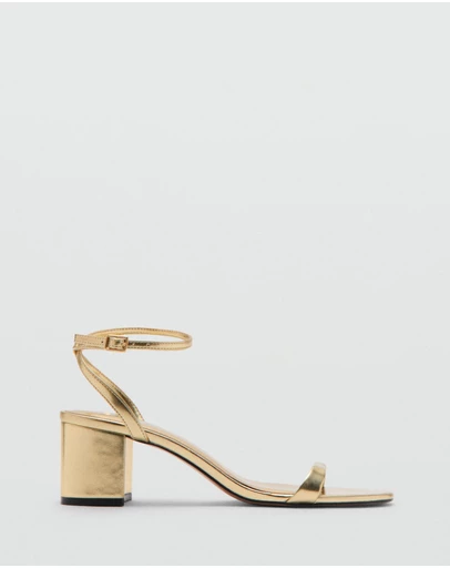 M.N.G - Block-heel Strappy Sandals