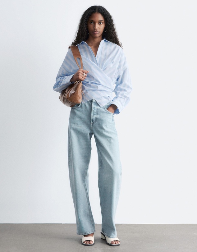 & Other Stories - Tie-Waist Cotton Shirt