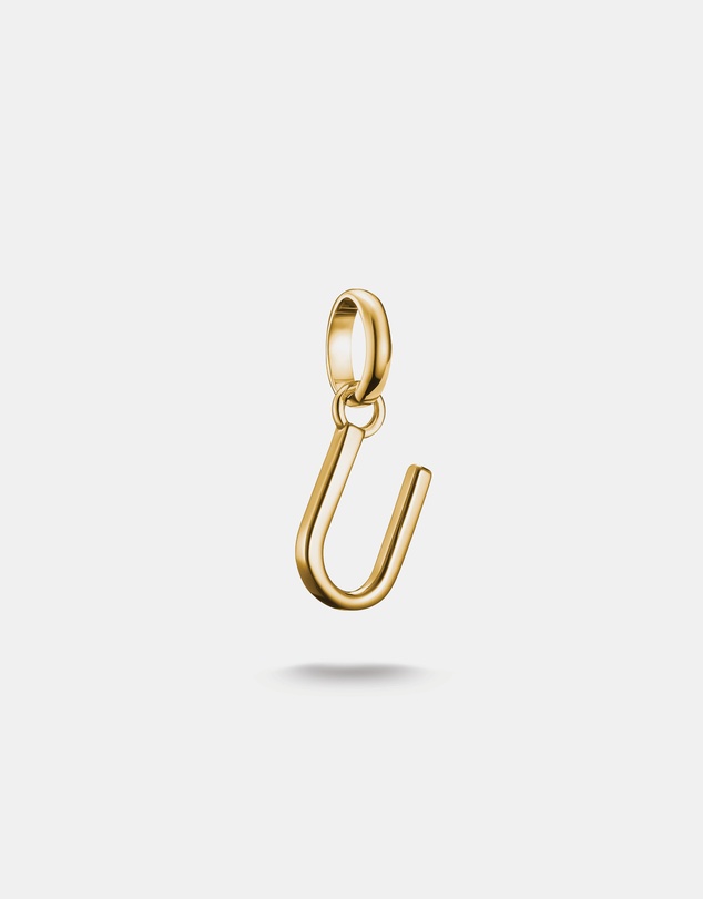 THOMAS SABO - THOMAS SABO Connect Charm letter U Gold