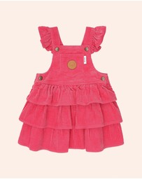 Huxbaby - Classic Tiered Cord Pinafore - Babies-Kids