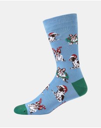 Bamboozld - 2-Pack Chrissy Dogs Cracker Socks