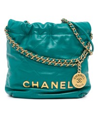 Pre-Loved by Azura Reborn - Pre-Loved chanel Chanel 22 Medium Quilted Lambskin Teal