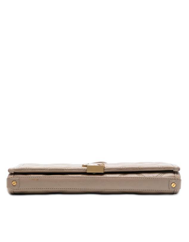 Pre-Loved by Azura Reborn - Pre-Loved Quilted Diamond Lambskin Becky Wallet on Chain