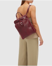 Florence - The Emma Red 3-in-1 Convertible Backpack