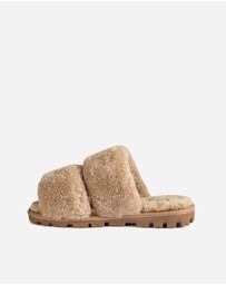 Ozwear Connection Uggs - Ugg Evelyn Curly Slide