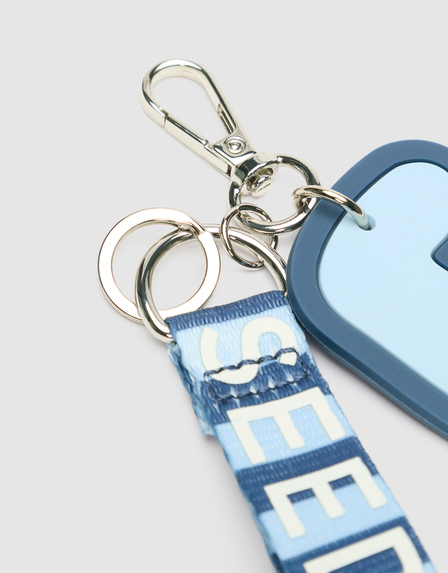 Seed Heritage - Stripe Strap Initial Keyring