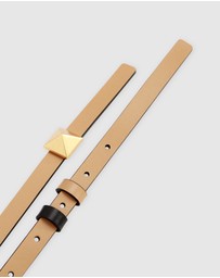 Belle & Bloom - Cleopatra Pyramid Stud Leather Belt