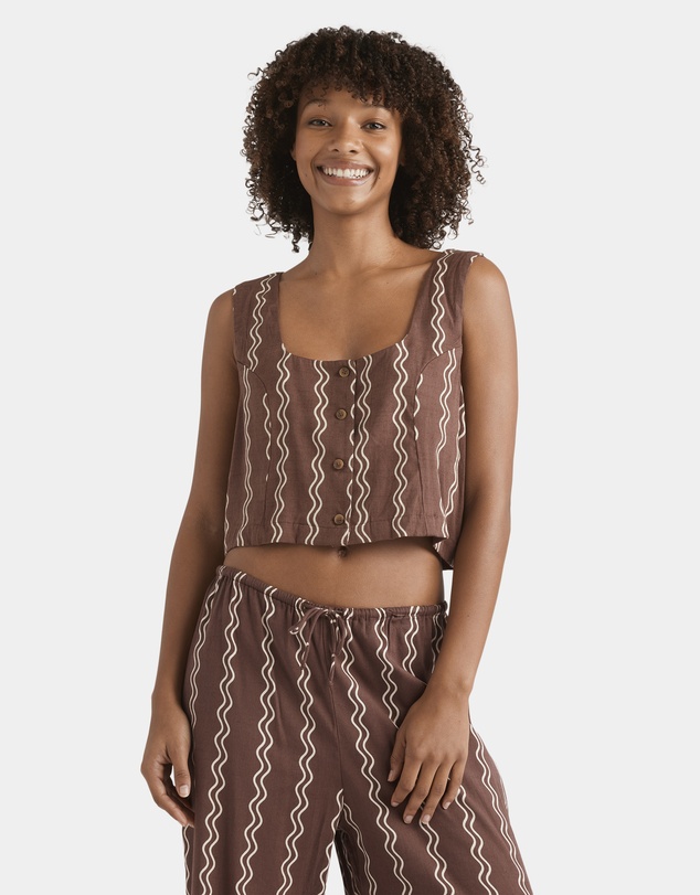 Billabong - Womens Another Wave Woven Tank Top