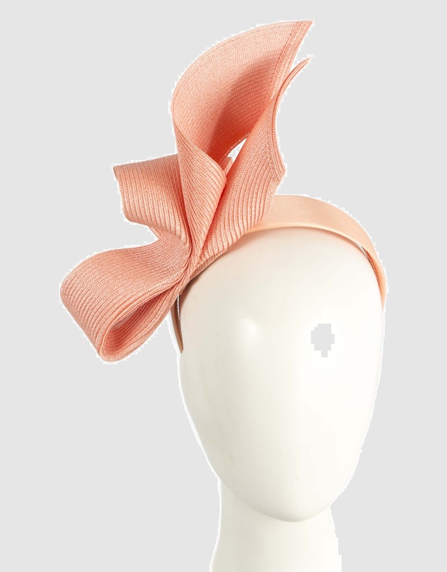 Max Alexander - Tall Coral Racing Fascinator
