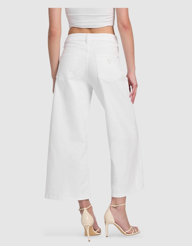 GUESS - Bellflower Crop Wide Leg Jeans