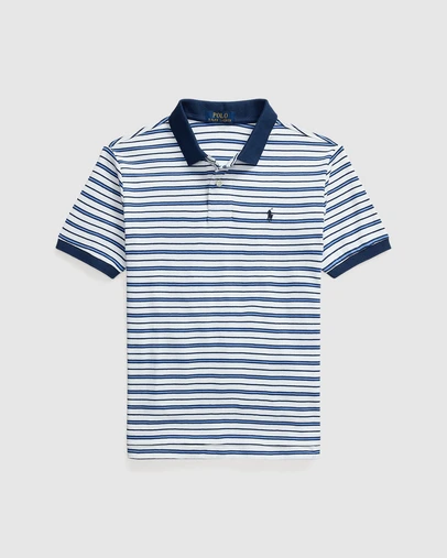 Polo Ralph Lauren - Striped Soft Cotton Polo Shirt - Teens