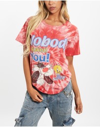 Vintage by The Real Deal - Pre Loved - Vintage Looney Tunes Tie Dye Tee